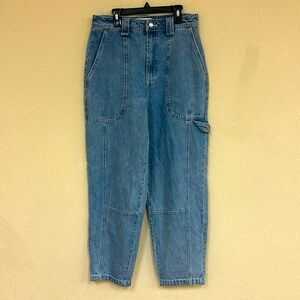 Alex Mill womans high rise wide leg carpenter jeans size 6